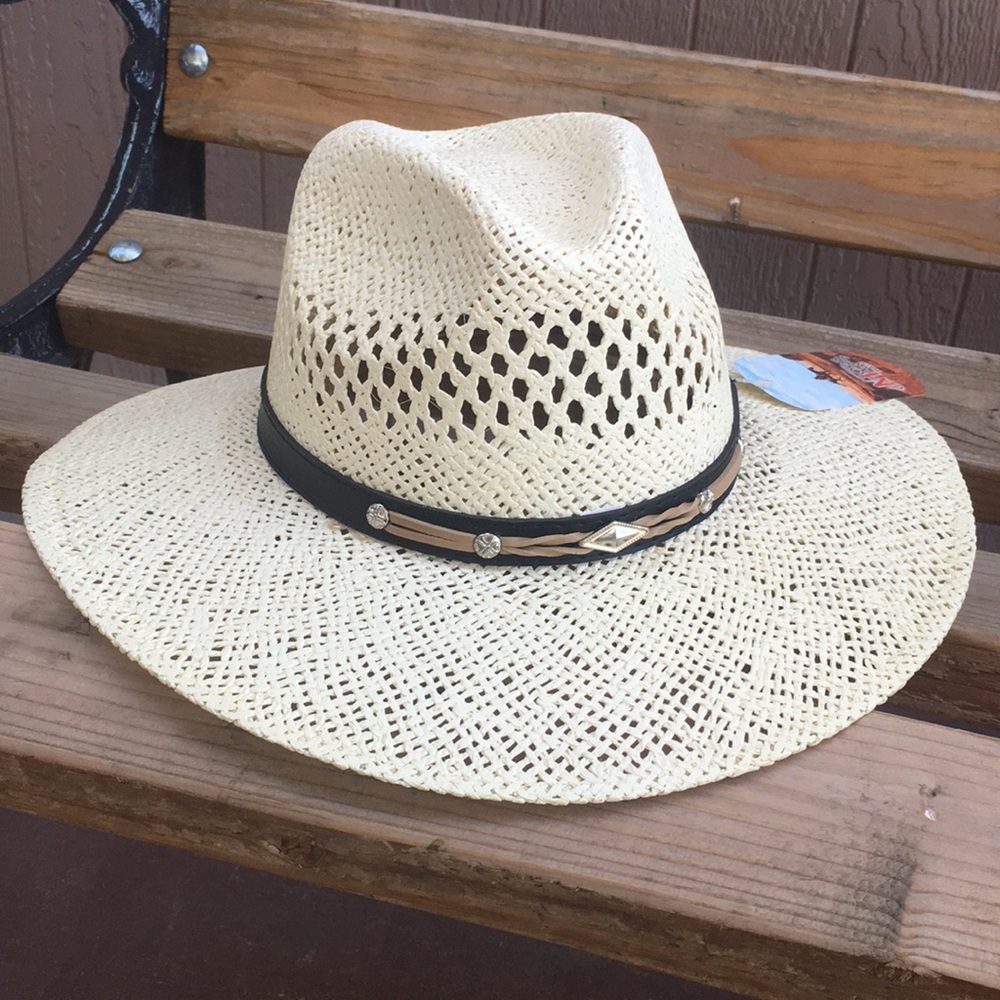 Panama style hat unisex